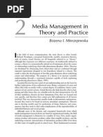 Media Management in Theories and Practice