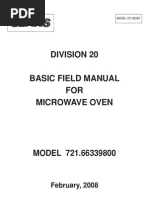 Kenmore Microwave Repair Manual Model 721.66339