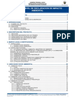 Estudio A Nivel de Declaracion de Impacto Ambiental