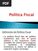 Politica Fiscal y Monetaria