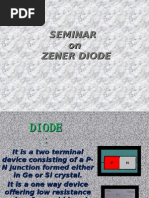 Seminar On Zener Diode