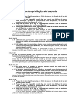 Los Muchos Privilegios Del Creyente PDF