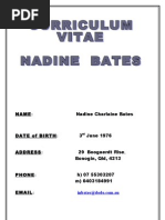 Nadine Resume