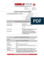 MSDS Burnshield Dressings - Cotton 3B