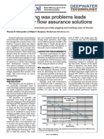 Understanding Wax Problems Leads To Deepwater Flow Assurance Solutions