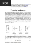 Timoshenko Beams