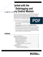 Getting Started With The Labview Datalogging and Supervisory Control Module