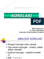 Statistik Korelasi