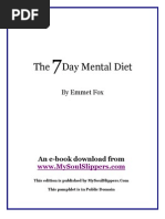 Emmet Fox The Seven Day Mental Diet