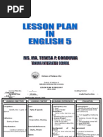 Lesson Plan in English 5 2011