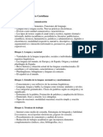 Temario Acceso Grado Superior Lengua y Literatura Castellana