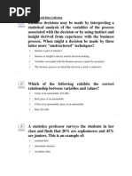 MCQ Business Statistics