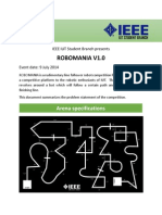 Robomania V1.0: Arena Specifications