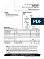 2SD2627LS: Color TV Horizontal Deflection Output Applications