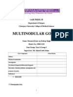 Case Write Up Harmeet Multinodular Goitre