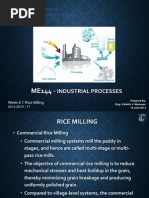 Industrial Processes: Week-2.1 Rice Milling