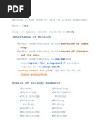 Flashcard Biology