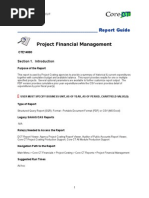 Project Financial Management: Report Guide