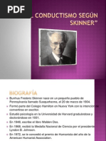 El Conductismo Según Skinner