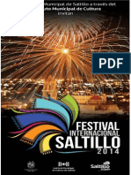 Cartelera Festival Internacional Saltillo