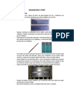 Informe Soldadura A Tope y Angular