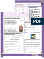 Present Perfect Tense: Infinitive Past Simple Past Participle