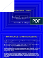 Alimentación de Terneros