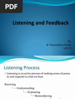 Listening and Feedback