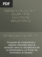 Diseño y Calculo de Acometidas