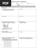 Mathematics Year Six 2012 Cemerlang Upsr 1