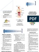 Cuidados Com o Portador de Gastrostomia