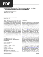 Sensitivity of The Humboldt Current System To Global Warming: A Downscaling Experiment of The IPSL-CM4 Model