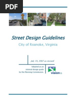 Street Design Guidelines October 2012