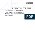 Safe Working On Low Voltage Electrical Systems