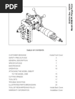 206B-FF Flange Facer Manual