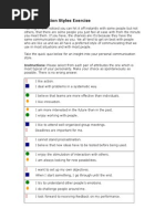 Comm Styles Survey & Notes