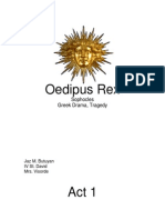 Oedipus Rex Script