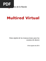 Manual Multired Virtual Cuentas Ahorro