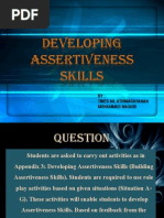 Developing Assertiveness Skills