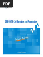 ZTE UMTS Cell Selection and Reselection