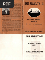 Ship Stability III by Capt. Subramaniam