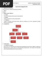 Sistema de Información Administrativa - Control de Investigacion 4b