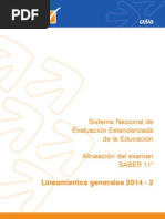 Lineamientos Generales SABER 11 2014 - 2