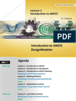 Mesh-Intro 14.5 L01 Introduction To ANSYS