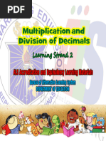 Multiplication and Division of Decimals