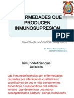 Enfermedades Inmunosupresion