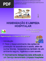 Higienização e Limpeza Hospitalar