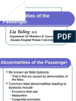 Abnormalities of The Passenger