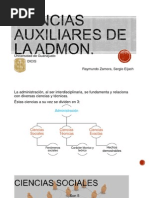 Ciencias Auxiliares de La Administración.