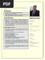 Trainer Profile - Kartavya Jain